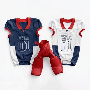 ZYLO Venta al por Mayor de Uniformes de Fútbol Americano Personalizados por Sublimación, Uniformes de Fútbol Americano de Talla Grande para Jóvenes y Entrenamiento Universitario - Product Image 5