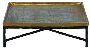 Classic <b>Square</b> Aluminium Hotel Serving Tray with Stands New Arrival <b>Table</b> Decorations for Wedding for Serving Dishes - Product Image 4