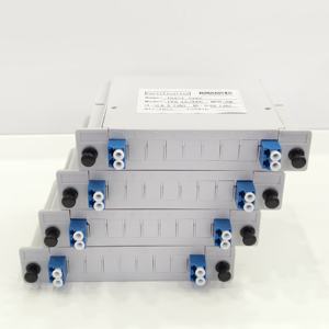 Divisor Óptico Monomodo LC/UPC 1 Entrada 2 Salidas Tipo Inserto LGX Box Módulo Divisor Óptico FTTH Precio de Fábrica - Product Image 3