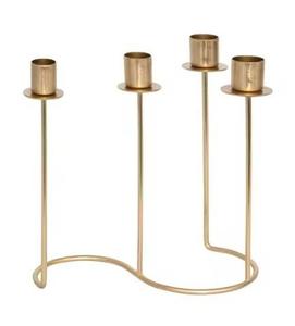 Table Decor Gold Plated Aluminum <b>Candle</b> <b>Holder</b> Wholesale Taper <b>Candle</b> <b>Holder</b> for Wedding Christmas <b>Dinner</b> Party Celebration - Product Image 2