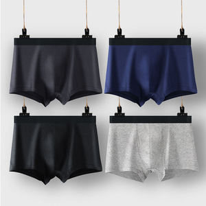 Calzoncillos Bóxer de Algodón Azul Marino para Hombre, Cómodos, Suaves, Transpirables, Tejidos, Lavables a Máquina, Lisos, de Prodigous International - Product Image 5