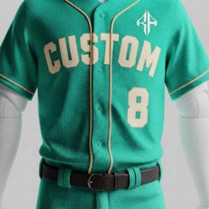 Conjunto de Uniforme de Béisbol 100% de Alta Calidad para Hombre con Logotipo Blanco, Manga Corta, Corte Regular, Impresión Sublimada 100% por RIVIAN ATLANTIC - Product Image 6