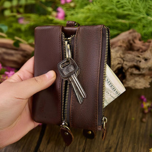 Travel Wallet with <b>Key</b> Holder Premium leather card holder wallet with integrated <b>key</b> <b>organizer</b> and stylish appearance for sale - Product Image 3