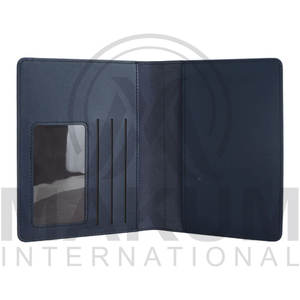 MAKUM INTERNATIONAL - Porta Pasaportes Plegable para Exteriores, Ligero, Resistente al Agua, Diseño de Cuero Personalizable con Logotipo, Unisex, para Viajes - Product Image 3
