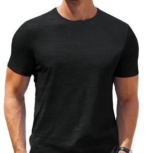 Camiseta 100% algodón personalizada con cuello redondo, camiseta de color sólido con cuello redondo, camiseta para hombre, camiseta de cuello redondo para hombre - Product Image 1