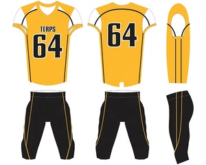 Uniformes de Fútbol Americano para Adultos con Diseño Personalizado de la Más Alta Calidad 2026, Jersey y Pantalones Cortos de Sarga con Estampado Digital - Product Image 2