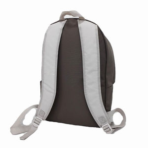 Mochila escolar moderna gris y blanca para adolescentes, tela duradera de alta densidad, compartimento interno acolchado para estudiantes. - Product Image 4