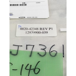 Placa AMAT 0020-42348, Bomba de 8" SRCMP WXY, 140782 - Equipo y Piezas de Semiconductores de Confianza de Global Legacy Semiconductor - Product Image 1