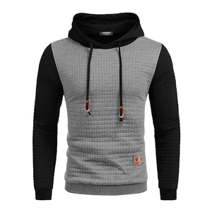 เสื้อฮู้ดดี้ผู้ชายทรงสลิมฟิตผ้าคอตตอนหนานุ่มลายวาฟเฟิล ดีไซน์สวย คุณภาพรับประกัน จากผู้ผลิตชั้นนำ ลดราคาสุดพิเศษ - Product Image 1