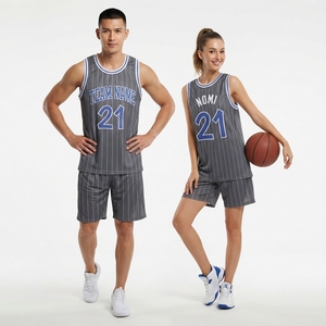 Unisex Adult Customizable Basketball Training Jerseys 100% Polyester Quick Dry Sportswear Breathable for Summer - Product Image 2