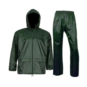 Chaqueta Impermeable al por Mayor con Pantalones, Traje de Lluvia con Capucha, Traje de Lluvia Negro al por Mayor para Pesca, Equipo de Golf para Hombre - Product Image 1