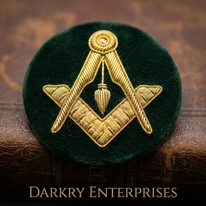 Parche Bordado para Blazer con Emblema Masónico de Centenario de 100 Años, Hecho a Mano con Hilo de Oro, Insignia Personalizada para Aniversario de Logia - Product Image 5