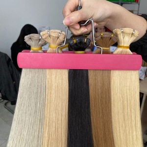 Genius 100g extensions de cheveux humains à trame plate textures droites soyeuses 7% de réduction sur les ventes flash - Product Image 3