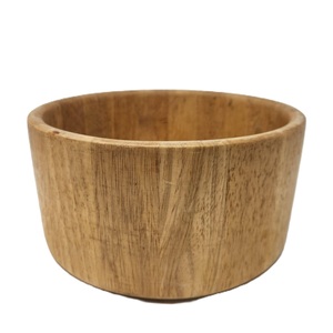 Nouveau Bol à Salade Tendance en Bois d'Acacia – Écologique, Fait Main, en Bois Naturel pour Cuisine et Salle à Manger - Product Image 3