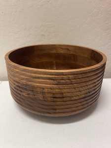 Grand saladier en acacia avec cuillères, compatible lave-vaisselle, écologique, pour pâtes et nouilles, style Japandi, bols de service réutilisables - Product Image 6