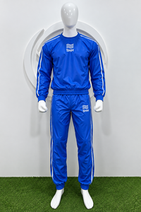 Blue Mens Sauna Suit Custom Sweat Workout Set <b>Heat</b> Retention Pullover Jacket Jogger <b>Pants</b> Fitness Training Weight Cut Sportswear - Product Image 5