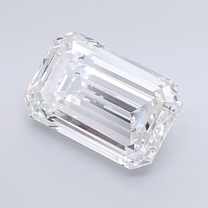 Diamante Blanco Suelto Majestic de 8 Quilates, Color D, Claridad VVS2, Corte Esmeralda, Exhibiendo Simetría de Corte Escalonado Élite y Brillo Helado Excepcional - Product Image 2