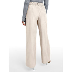 Pantalones de Vestir de Cintura Alta para Mujer, Diseño de Crepé, Pantalones Casuales para Mujer, OEM ODM - Product Image 1