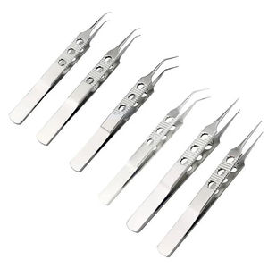 Ensemble de 11 pinces d'extraction pour greffe de cheveux, manuelles, en acier inoxydable allemand, certifiées CE, instruments chirurgicaux médicaux durables - Product Image 4