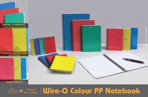 Colorful PP Wire O Notebook Writing Pad Stylish Wire O Notebook Premium Notebook - Product Image 6
