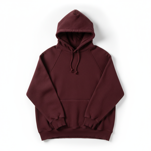 Sweat-shirt à capuche pour homme, couleur marron, coupe classique, en molleton de coton, décontracté, avec poche kangourou, 2026 - Product Image 1