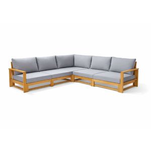<b>Garden</b> <b>Sofas</b> Set (6pcs) <b>Sofa</b> outdoor funiture made in Vietnam Thinh Phu outdoor furniture factory acacia wood with cushion - Product Image 2