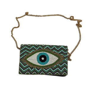Pochettes à main perlées artisanales de qualité supérieure pour femmes, écologiques, légères, pour soirées, vendues par un fournisseur indien - Product Image 1