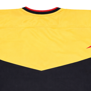 Maillot de hockey sur glace personnalisé jaune et noir par sublimation, uniforme de hockey professionnel respirant pour homme, équipement de match - Product Image 6
