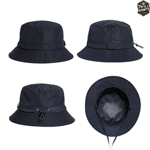 Trendy Custom Unisex Bucket Hat Waterproof Nylon Outdoor Fishing Hat Plain Blank Summer Sun Protection Cap OEM <b>Log</b> - Product Image 3