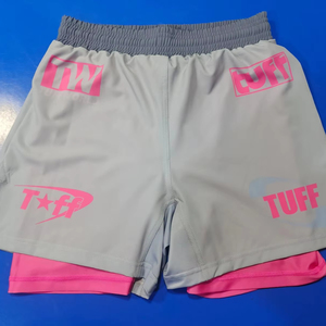 Shorts de Muay Thai sur mesure pour hommes, tissu doux et léger, conçus pour une performance active. - Product Image 1