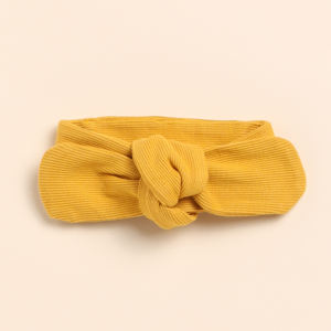 Premium Quality Mustard Organic Bamboo Headband Kids' Headwear - Product Image 1