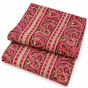 Tissu en coton bio premium Jaipur, imprimé à la main au bloc, motif floral indigo, léger 90 GSM, pour la décoration intérieure, chemises, robes, couvertures, coton durable - Product Image 6
