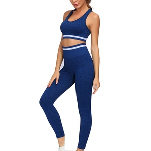 Women Sports Bra and Leggings Sets Fitness Workout Leggings Yoga Sets Breathable Seamless Sportswear Women Yoga Sets - Product Image 2