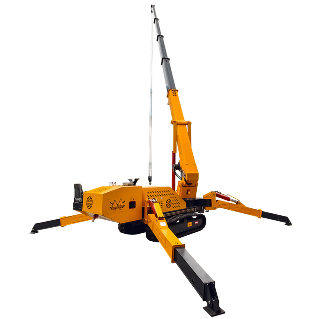 Electric Mini Spider Crane Mobile Crawler Crane 14Ton 16Ton Heavy Construction Telescopic Boom Lift