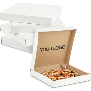 Cajas de Pizza Plegables de Cartón Corrugado, Empaque Resistente para Servicio de Alimentos, Comida para Llevar, Entrega, Almacenamiento, Envío y Venta Minorista - Product Image 3