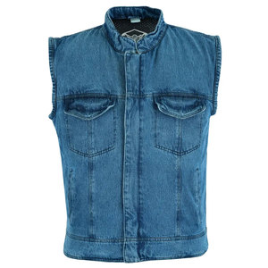Chaleco Vaquero Informal de Diseño Único y Alta Calidad para Hombre, Estilo Casual sin Mangas, Chaleco Vaquero para Hombre - Product Image 2