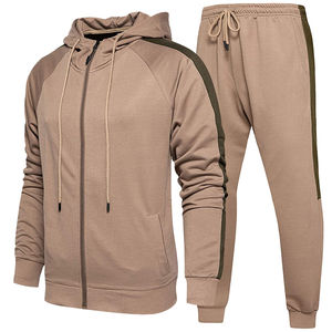 Conjunto Deportivo de Invierno para Hombre, Diseño Personalizado, Chaqueta con Cierre Completo y Pantalones Deportivos de Poliéster, Estilo Casual, Venta Caliente 2026 - Product Image 4