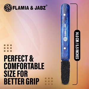 FLAMIA & JABZ Dog <b>Nail</b> <b>File</b> Blue Plastic Handle Soft Brush For Dogs Grooming Tool Modern Design Metal stripping stone - Product Image 2