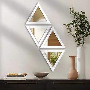 Decorative <b>Wall</b> <b>Mirror</b> Modern Framed Accent <b>Mirror</b> <b>for</b> Living Room Bedroom Entryway Home Decor - Product Image 6