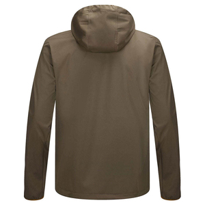<b>Men's</b> Hooded Windproof Softshell <b>Jacket</b> With Zippered Pockets And Adjustable Hood Autumn Casual Wear - Product Image 2