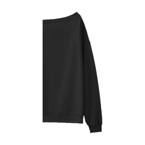 Sweat-shirt personnalisé pour femme, écologique, coupe-vent, respirant, en molleton 100% coton tricoté 220g, col rond oversize, printemps-hiver - Product Image 5
