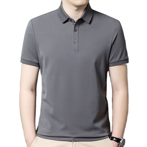 Polo pour homme personnalisable, manches courtes, grande taille, couleur personnalisée, coupe ample – Achetez des polos d'été personnalisables pour homme - Product Image 1