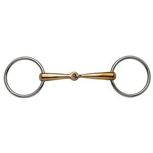 Bague ample en acier inoxydable et argent, fait sur mesure, 1 pièce, embout Gag néerlandais, rembourré doux, allemand - Product Image 1