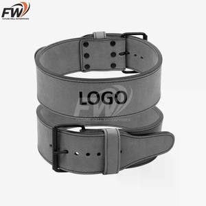 Cinturones de cuero para levantamiento de pesas y entrenamiento de fuerza, con hebilla cuadrada suave, soporte para la espalda, protección profesional para fitness. - Product Image 4