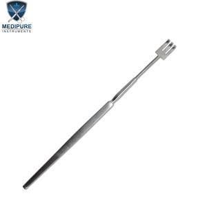 Gancho de Acero Inoxidable Premium de Tres Puntas, Instrumento Quirúrgico para Manipulación de Tejidos Blandos, Cirugía Plástica ORL - Product Image 3