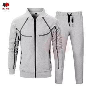 Chándal personalizado para hombre Ryan Pro Gear, transpirable, de color sólido, tallas grandes, con impresión o bordado de logotipo personalizado, venta al por mayor. - Product Image 2