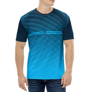 Camisetas sublimadas económicas hechas de suave poliéster 100% con diseño personalizado, función de secado rápido y servicio OEM. - Product Image 1