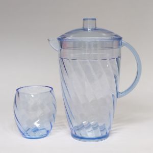 Verre à vin en plastique incassable à design spiralé pour les fêtes à domicile - Product Image 5