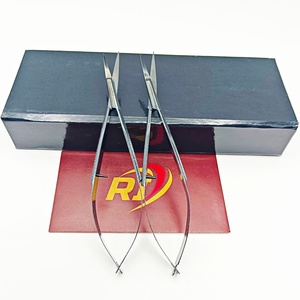 Ciseaux à cuticules russes de haute précision en acier inoxydable, à lame courbée et tranchante, pour droitiers, durables, pour manucure et nail art - Product Image 5