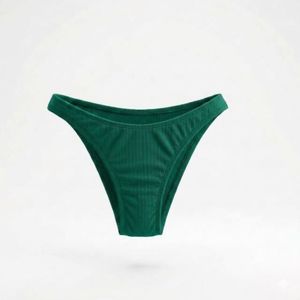 Haut de bikini noir pour femme avec cordon de serrage à l'avant et bretelles réglables, maillot de bain uni en spandex et polyester - Product Image 4